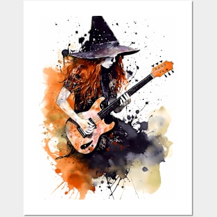 Witch Shredding Guitar Posters and Art